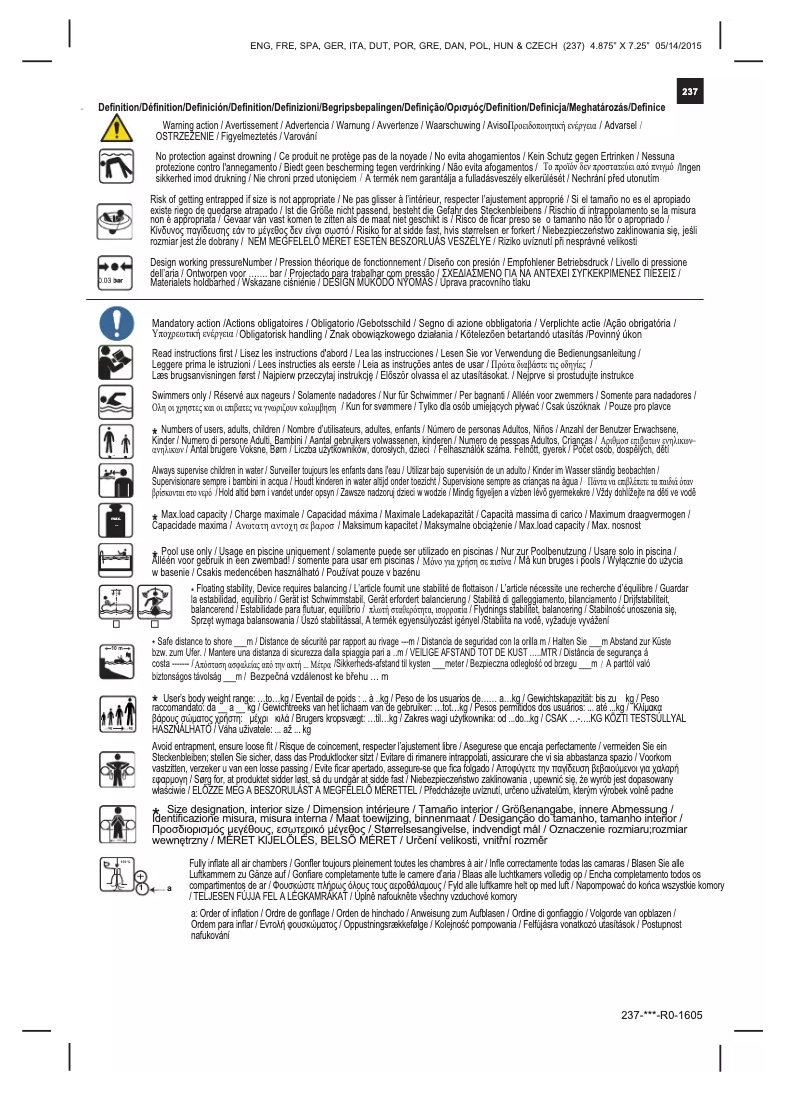 Página 1 del manual Manual de usuario Intex 58857