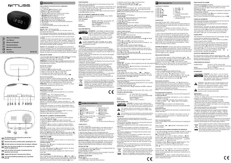 Imagen de la primera página del manual del dispositivo M-15 CR