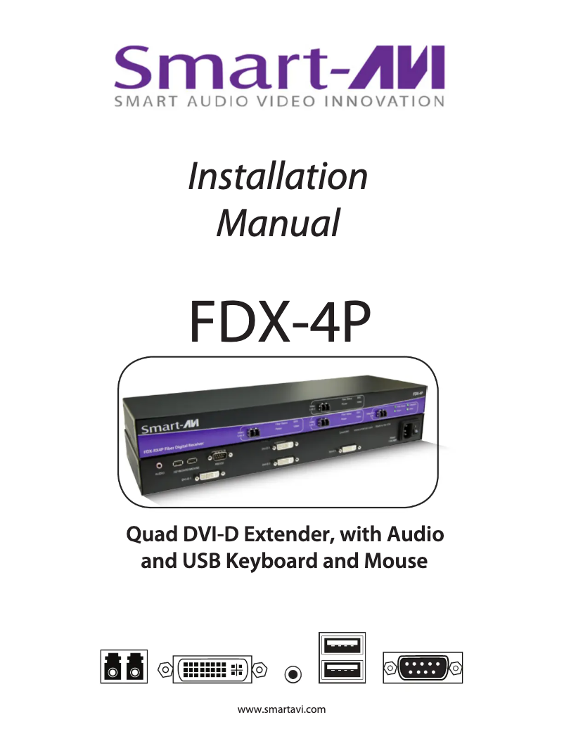 Página 1 del manual Manual de usuario Smart-AVI FDX-M4PS