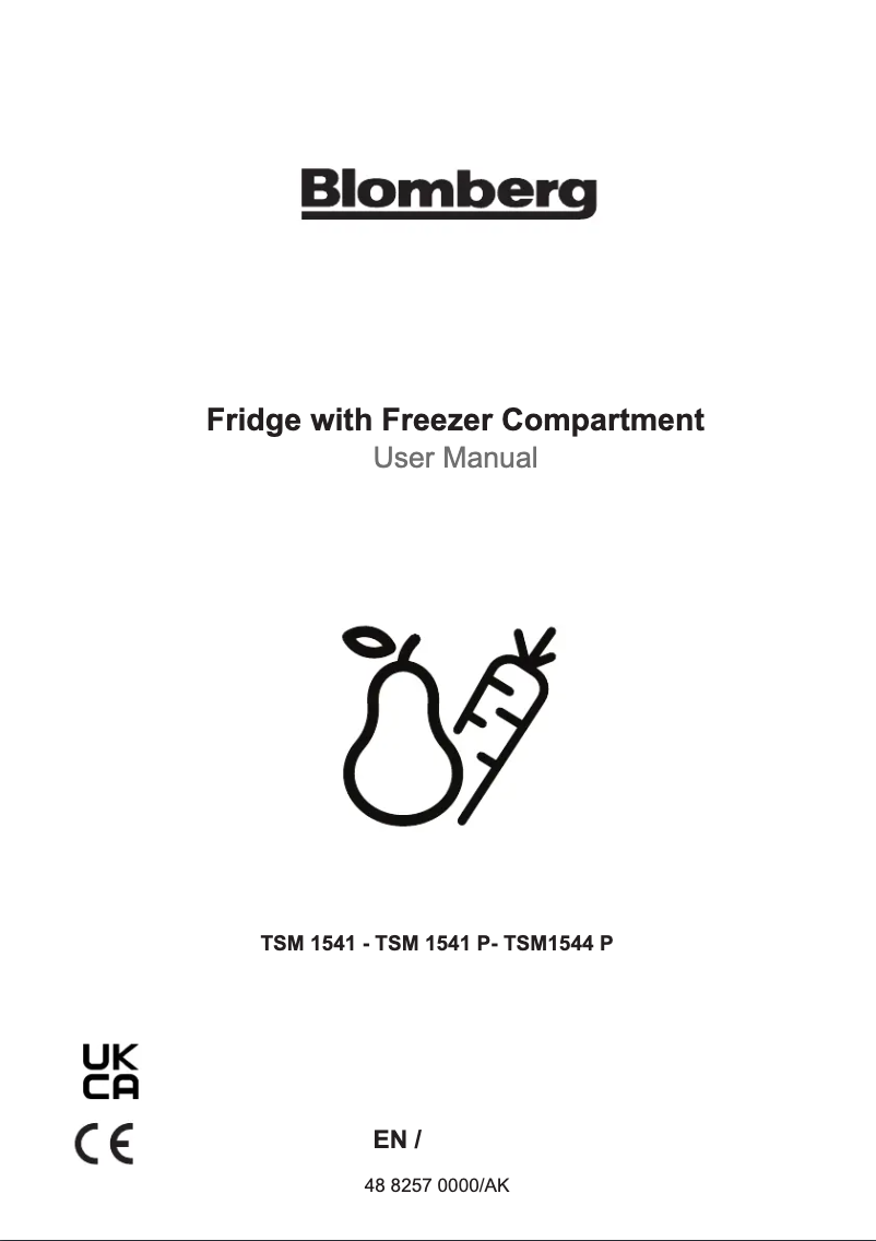 Página 1 del manual Manual de instrucciones Blomberg TSM1544P