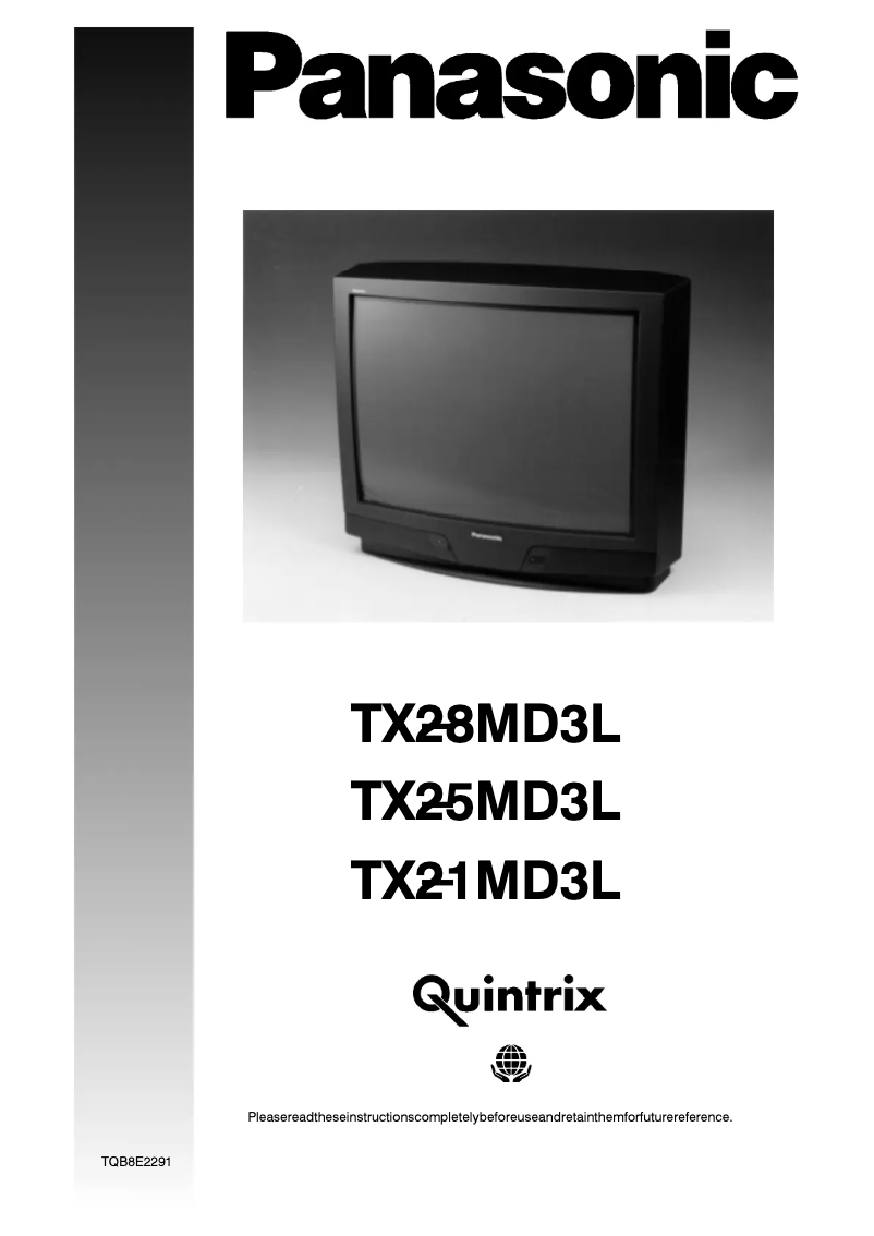 Imagen de la primera página del manual del dispositivo TX-25MD3L