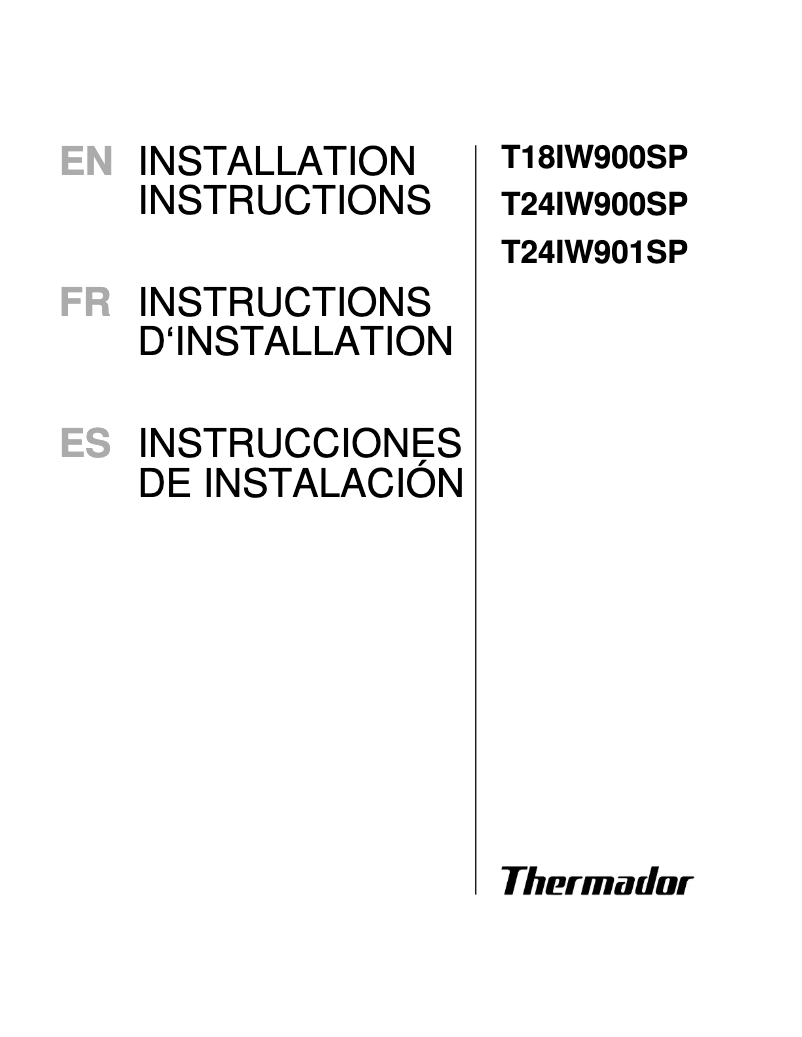 Imagen de la primera página del manual del dispositivo T24IW901SP