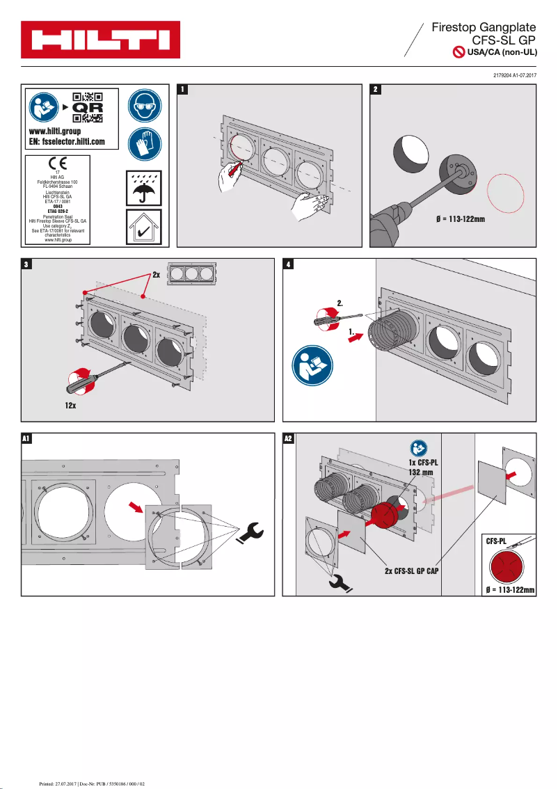 Imagen de la primera página del manual del dispositivo CFS-COS