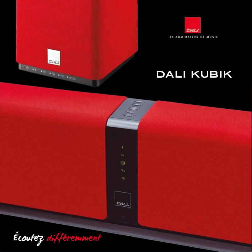 Página 1 del manual Folleto Dali Kubik One
