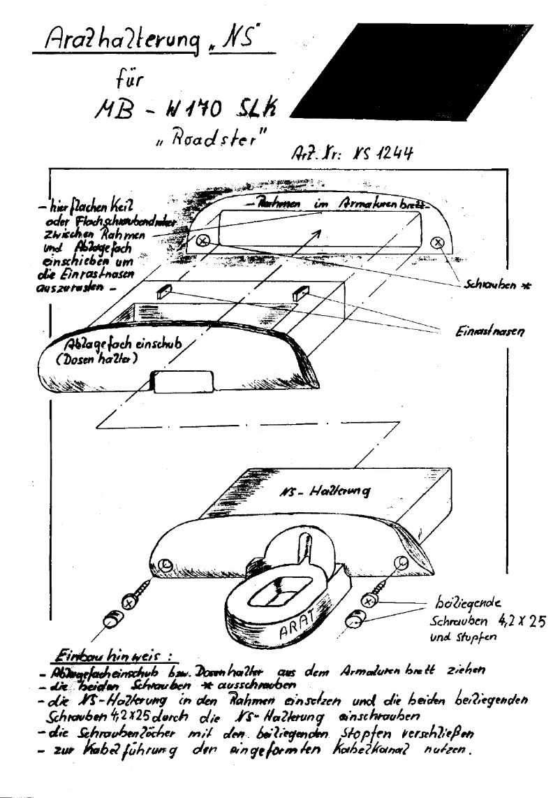 Página 1 del manual Manual de usuario Arat NS1244