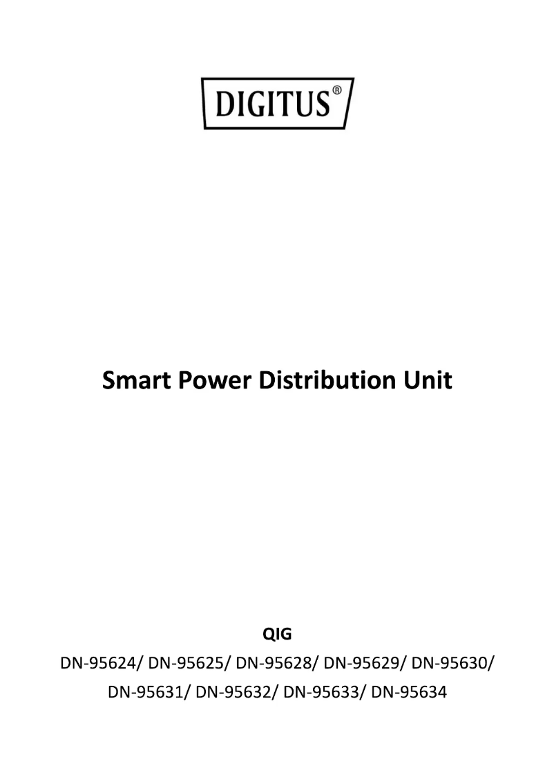 Página 1 del manual Manual de usuario Digitus DN-95634