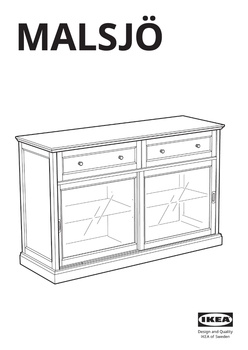 Página 1 del manual Manual de usuario Ikea MALSJÖ 003.277.72