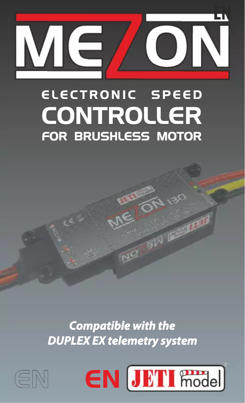 Página 1 del manual Manual de usuario JETI MEZON 75 opto (RPM)