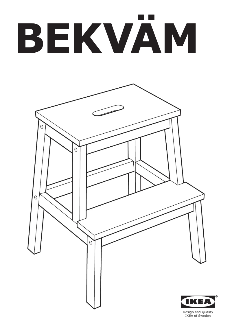 Imagen de la primera página del manual del dispositivo BEKVÄM 502.255.92