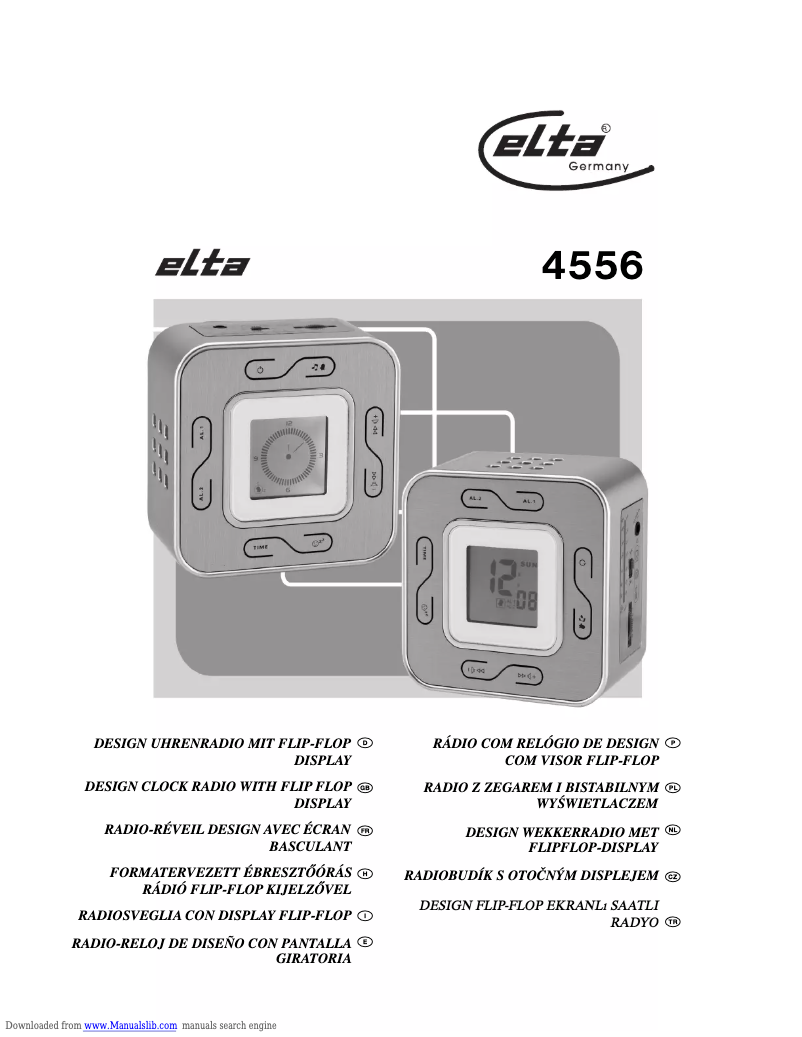 Imagen de la primera página del manual del dispositivo 4556