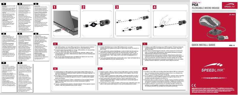 Página 1 del manual Manual de usuario Speed-Link Pica SL-6164