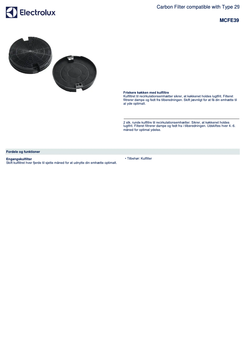Página 1 del manual Manual de usuario Zanussi MCFE39