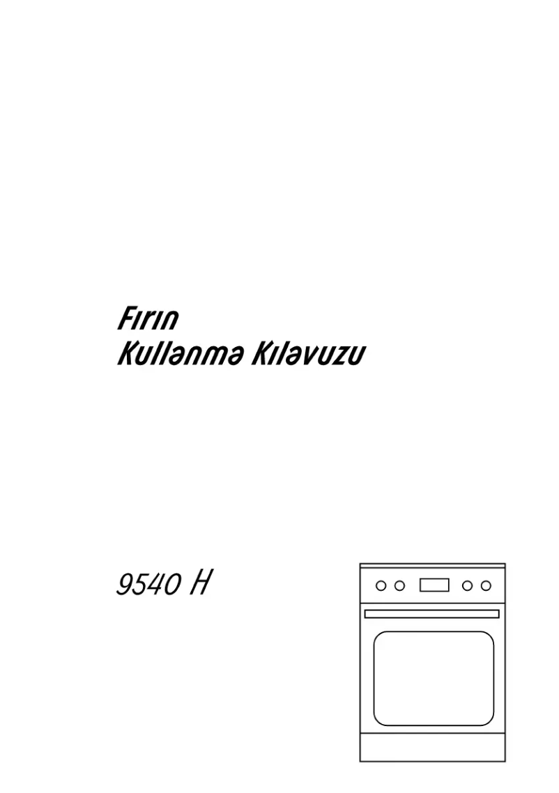 Imagen de la primera página del manual del dispositivo 9540 H