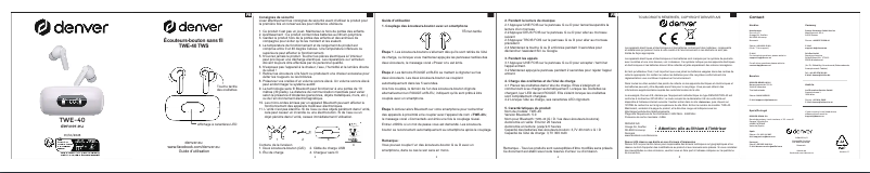 Imagen de la primera página del manual del dispositivo TWE-40