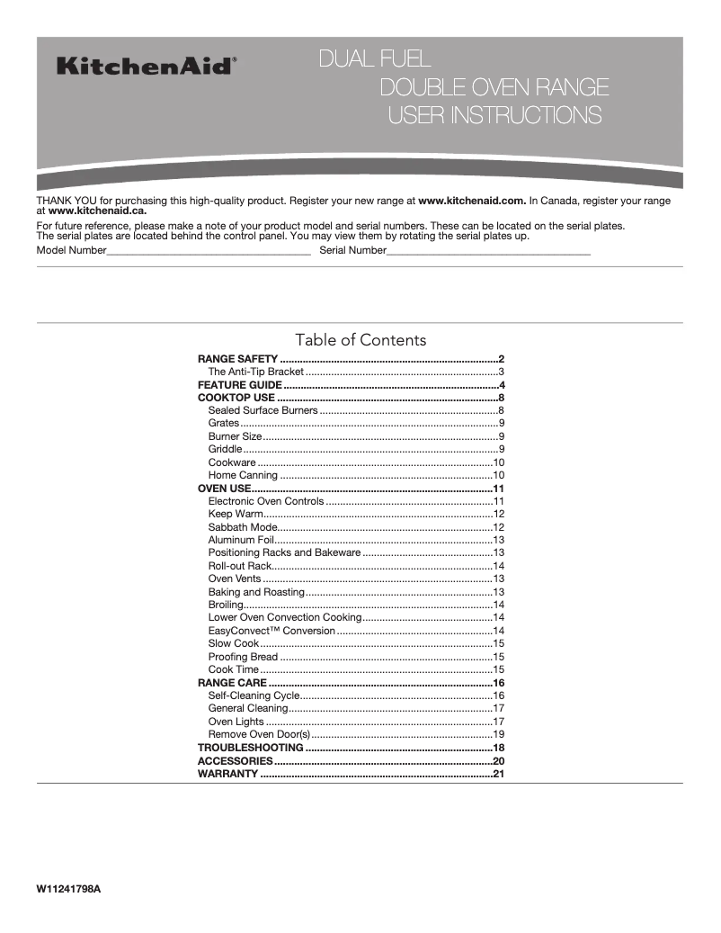 Imagen de la primera página del manual del dispositivo KFDD500ESS