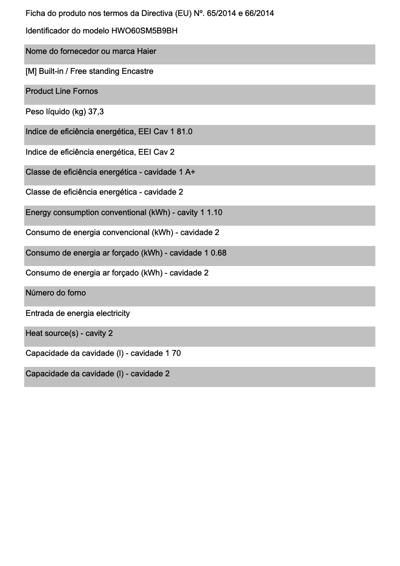Página 1 del manual Folleto Haier I-Message Series 4 HWO60SM5B9BH