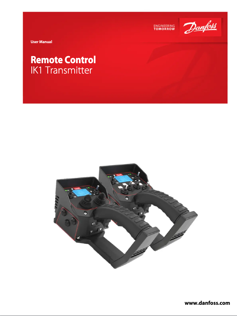 Página 1 del manual Manual de usuario Danfoss IK1