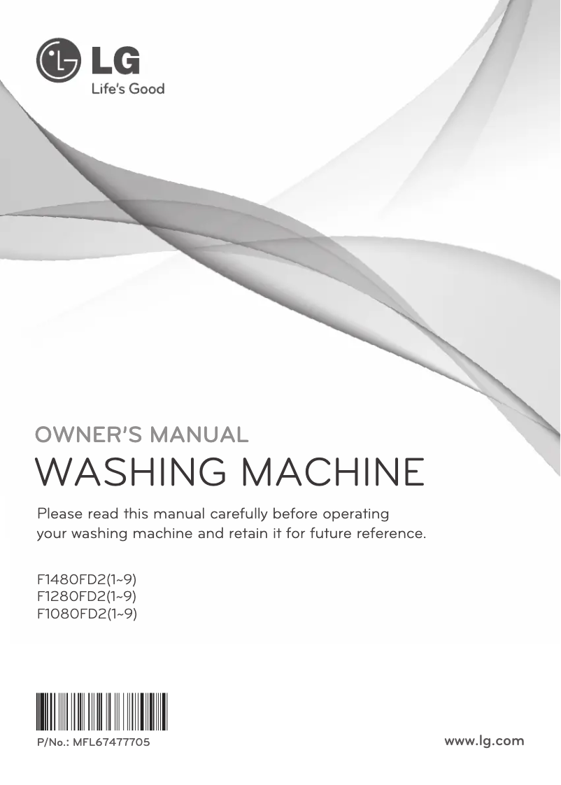 Página nº 1 - Manual de usuario LG F1480FD2