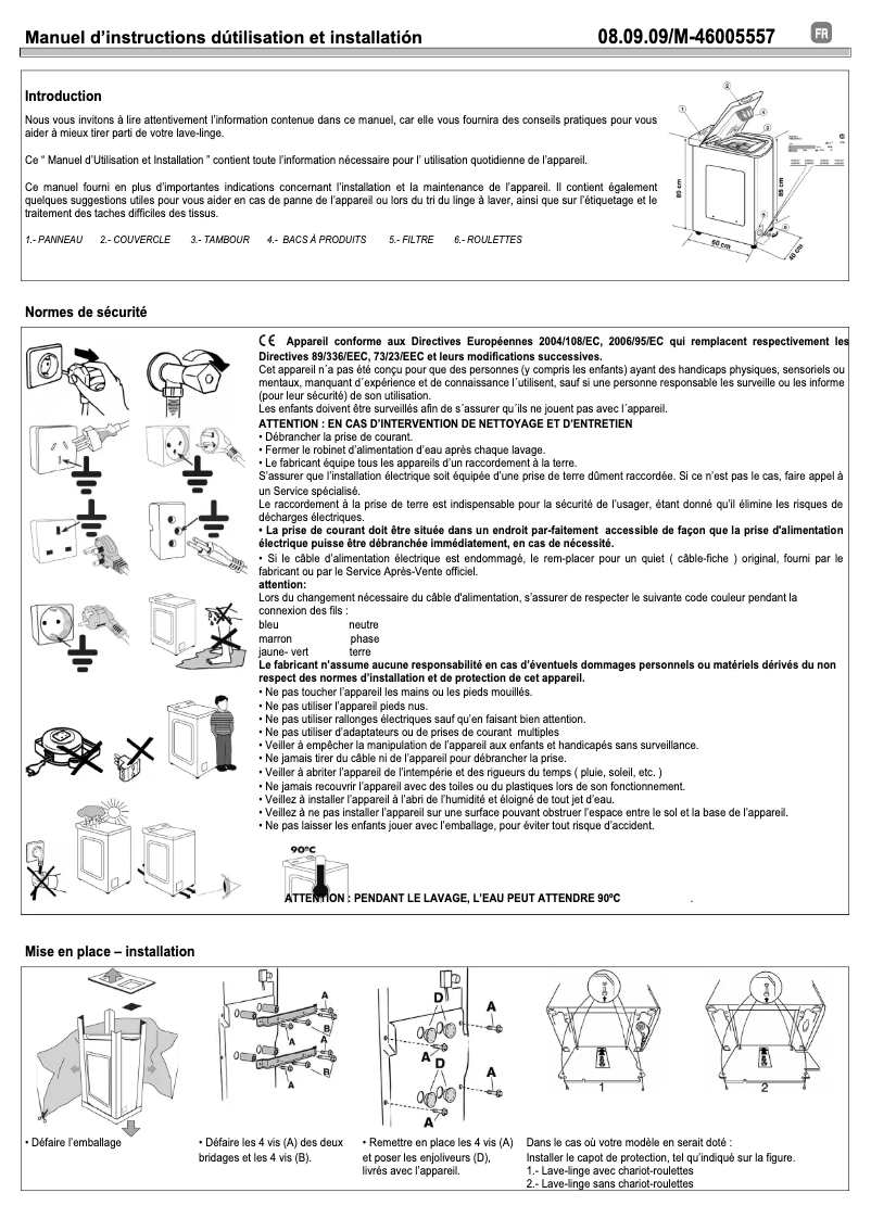 Imagen de la primera página del manual del dispositivo DYT 8126