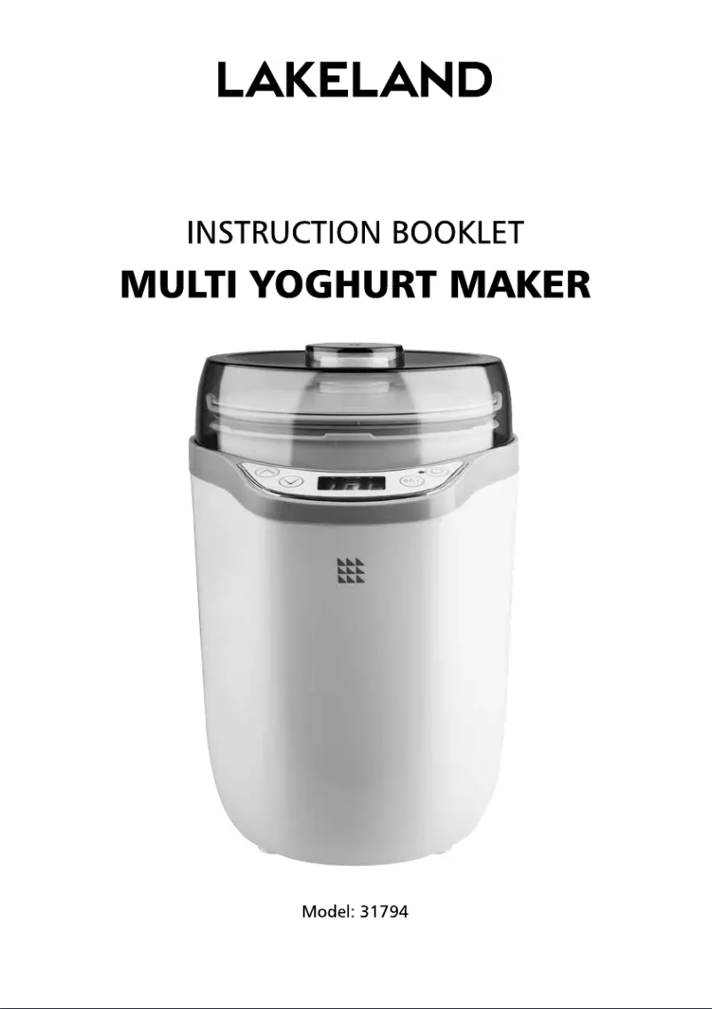 Página 1 del manual Manual de usuario Lakeland 31794