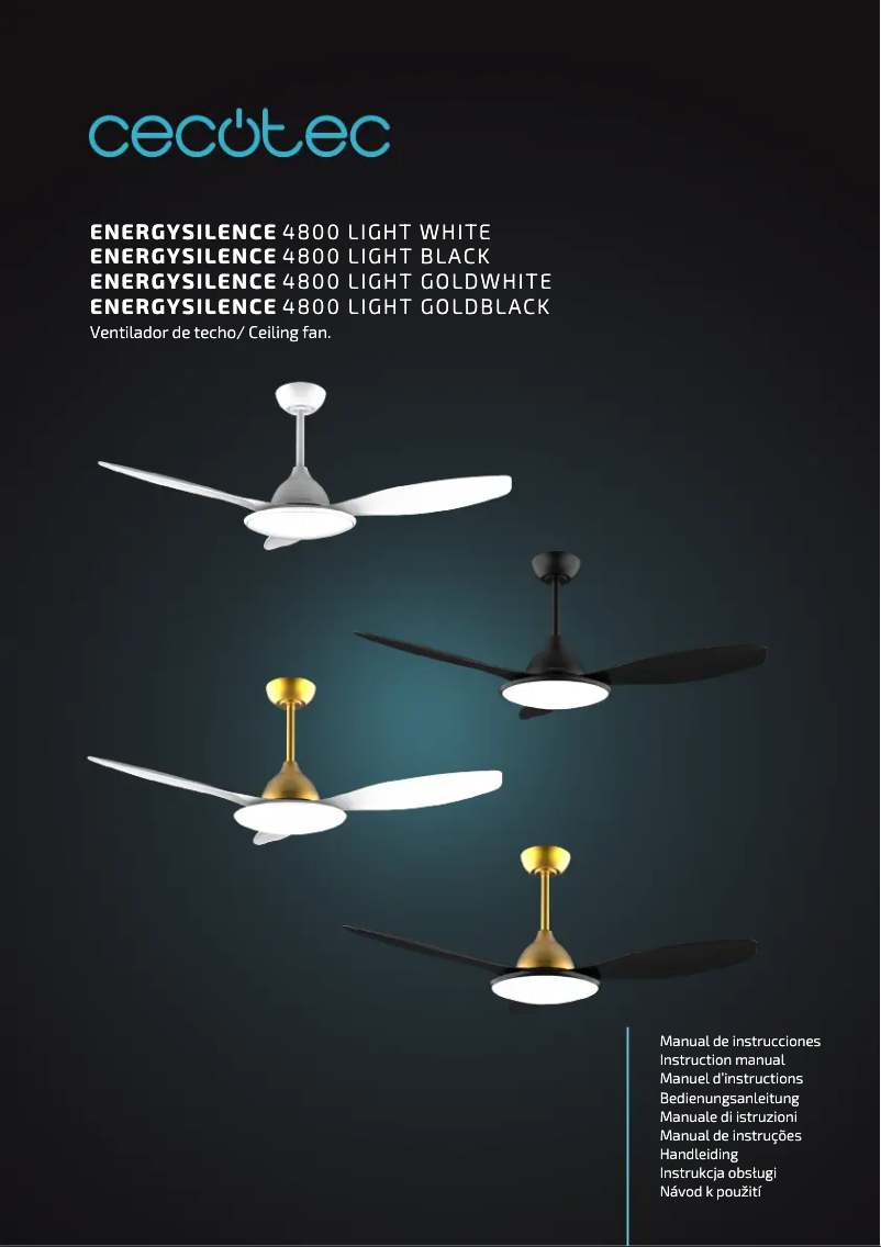 Página 1 del manual Manual de usuario Cecotec EnergySilence 4800 Light