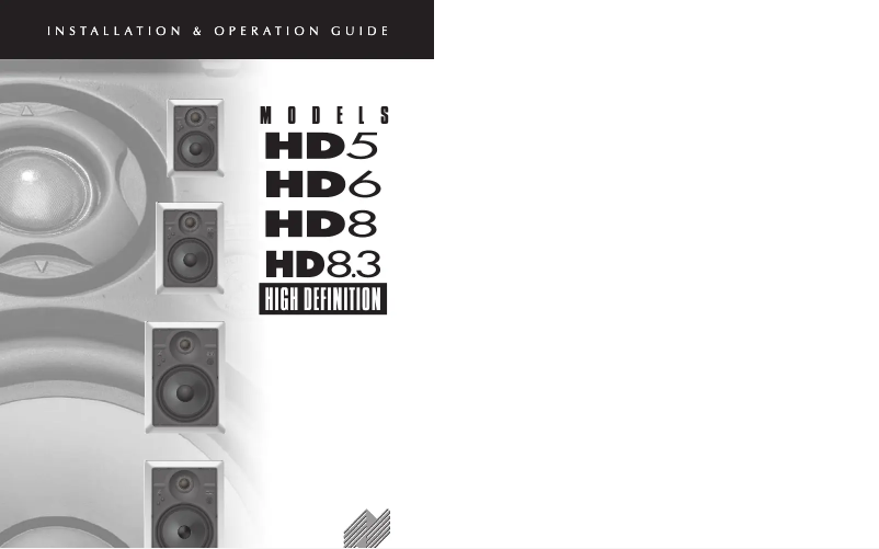 Imagen de la primera página del manual del dispositivo HD8R