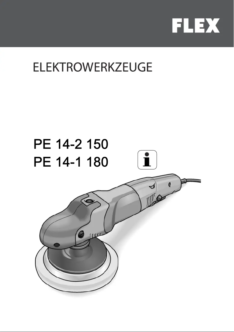 Imagen de la primera página del manual del dispositivo PE 14-1 180