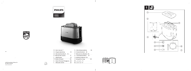 Página 1 del manual Manual de usuario Philips Viva Collection HD2637