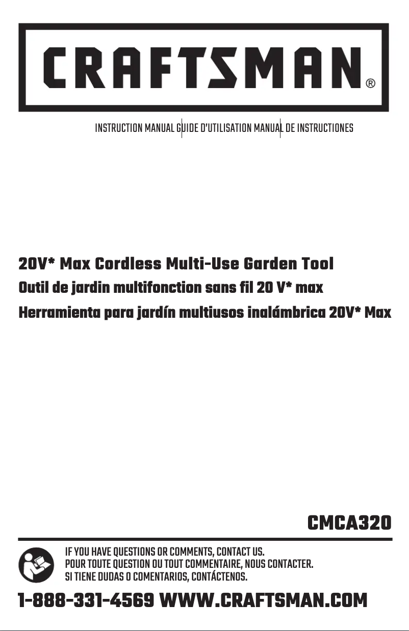 Página 1 del manual Manual de usuario Craftsman CMCA320