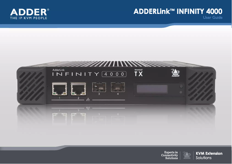 Imagen de la primera página del manual del dispositivo ALIF4021T