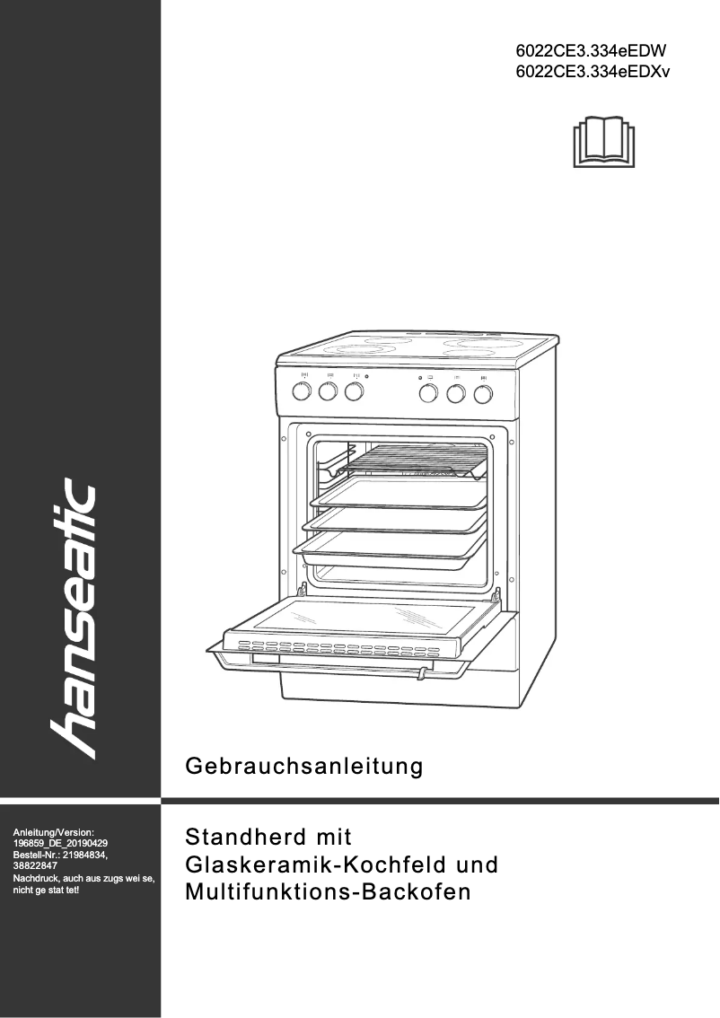 Imagen de la primera página del manual del dispositivo 6022CE3.334eEDW