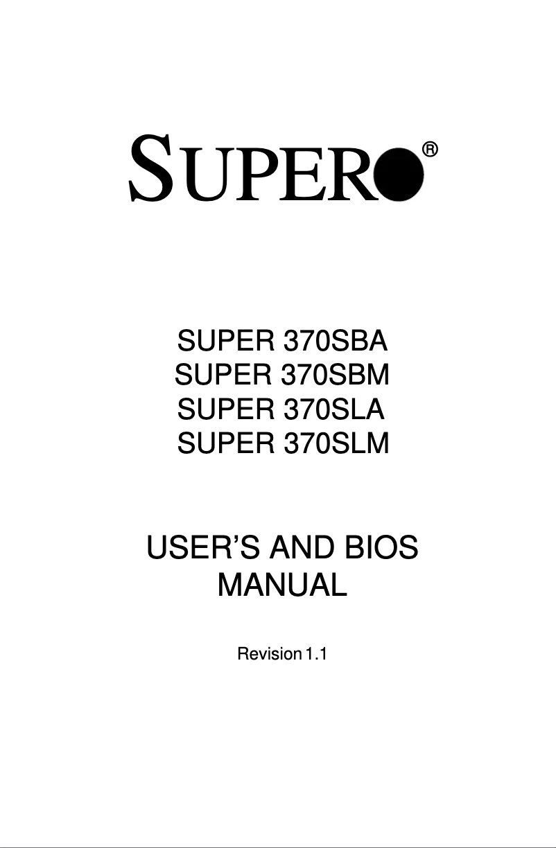 Imagen de la primera página del manual del dispositivo 370SLA