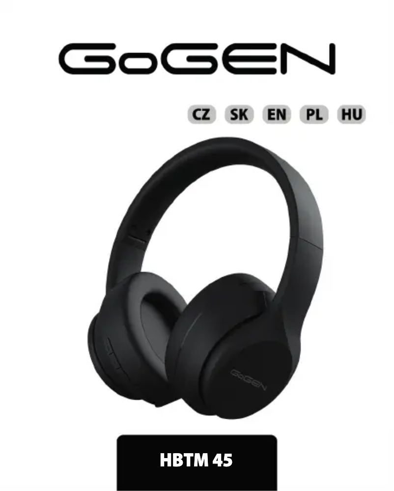 Imagen de la primera página del manual del dispositivo HBTM 45