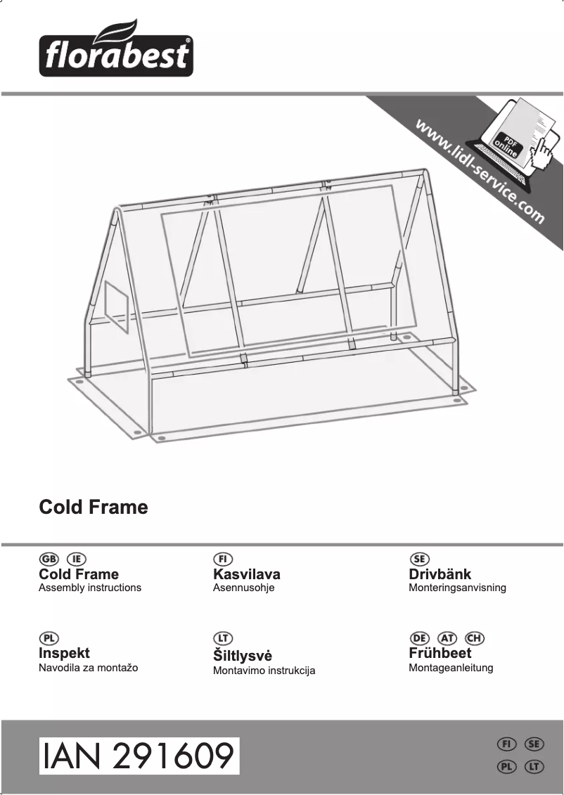 Página nº 1 - Manual de usuario Florabest IAN 291609