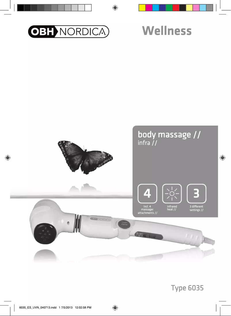 Imagen de la primera página del manual del dispositivo Infra 6035