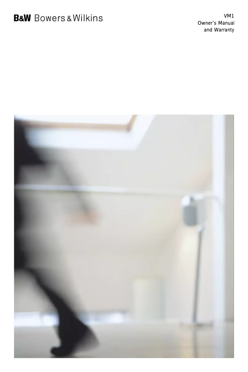 Imagen de la primera página del manual del dispositivo VM1