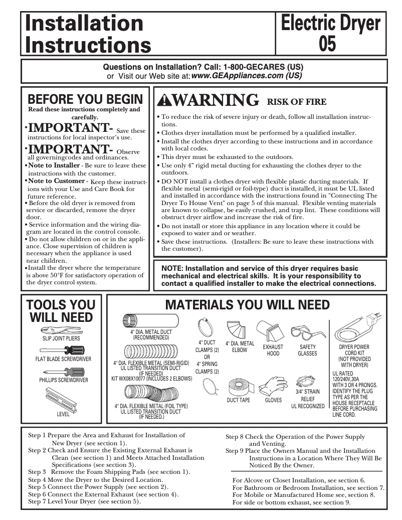 Imagen de la primera página del manual del dispositivo EED4600GWW