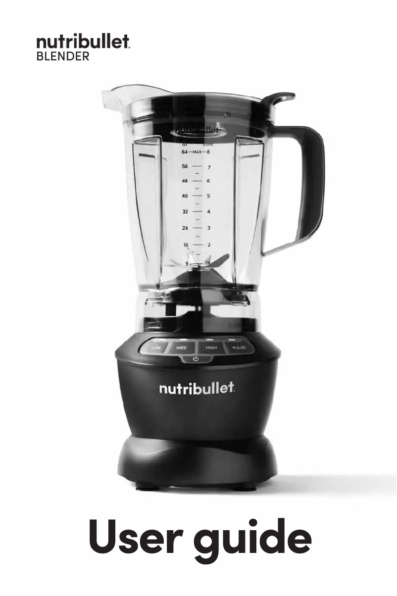 Página 1 del manual Manual de usuario NutriBullet Blender Combo