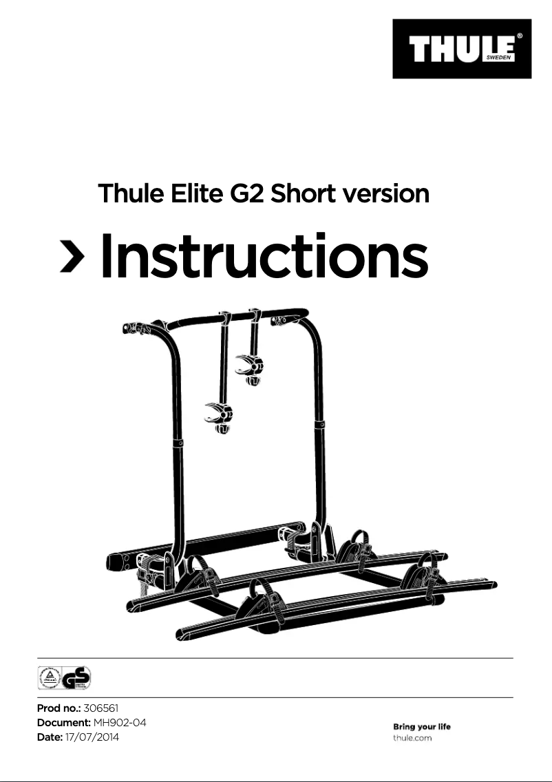 Imagen de la primera página del manual del dispositivo Elite G2 Short