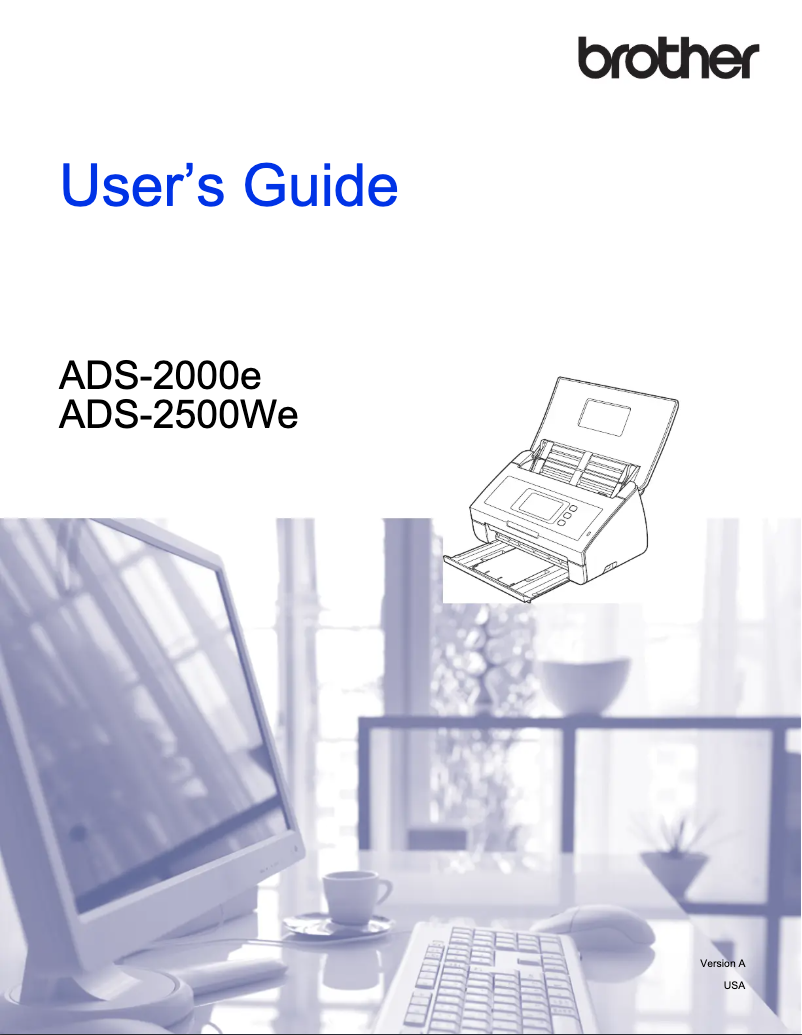 Página 1 del manual Manual de usuario Brother ADS-2500We