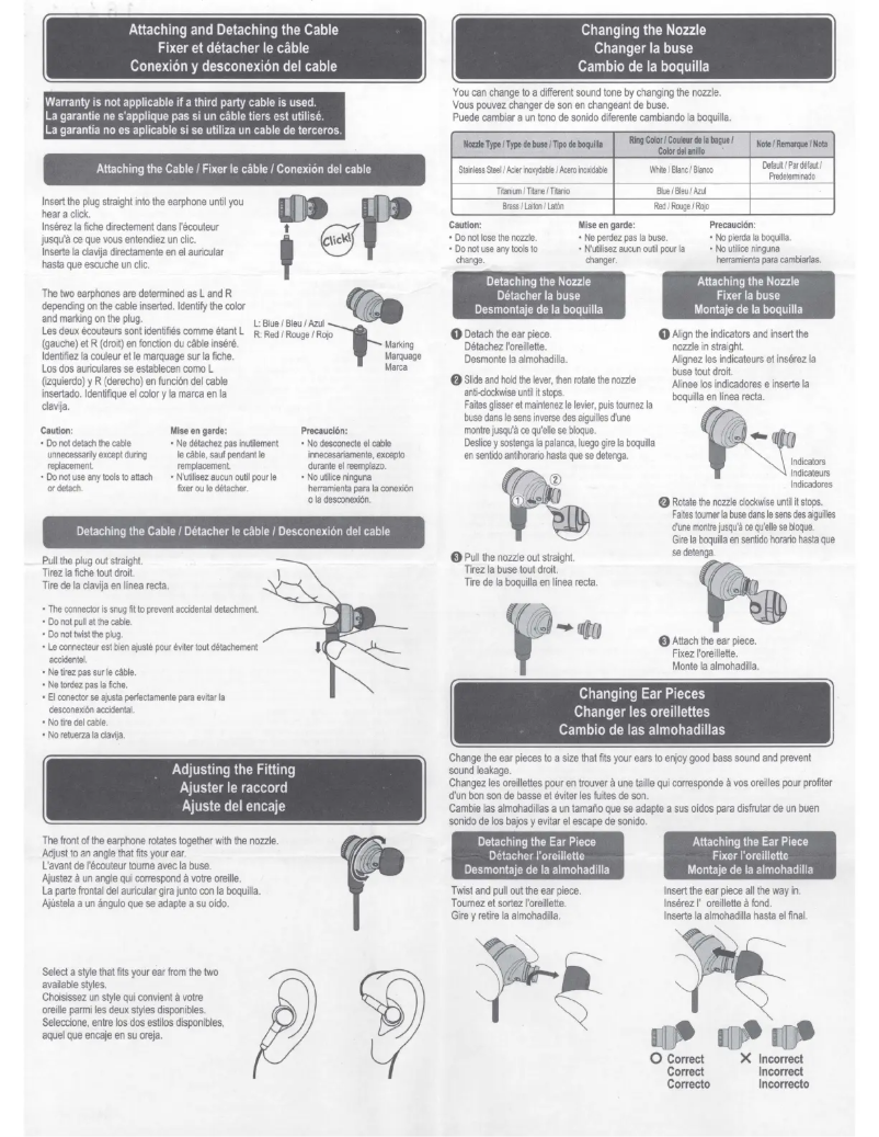 Imagen de la primera página del manual del dispositivo HA-FD01