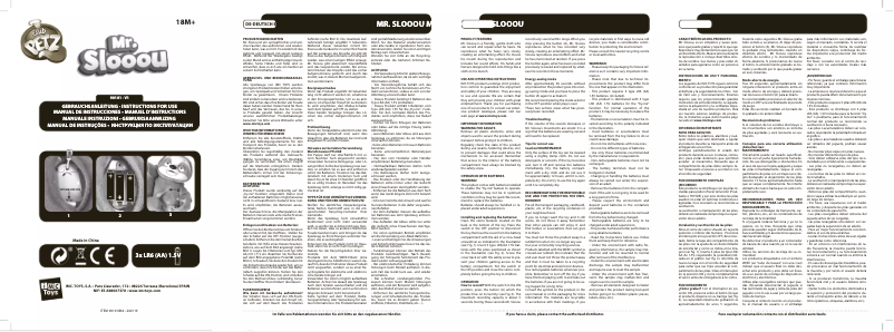 Imagen de la primera página del manual del dispositivo Mr. Slooou