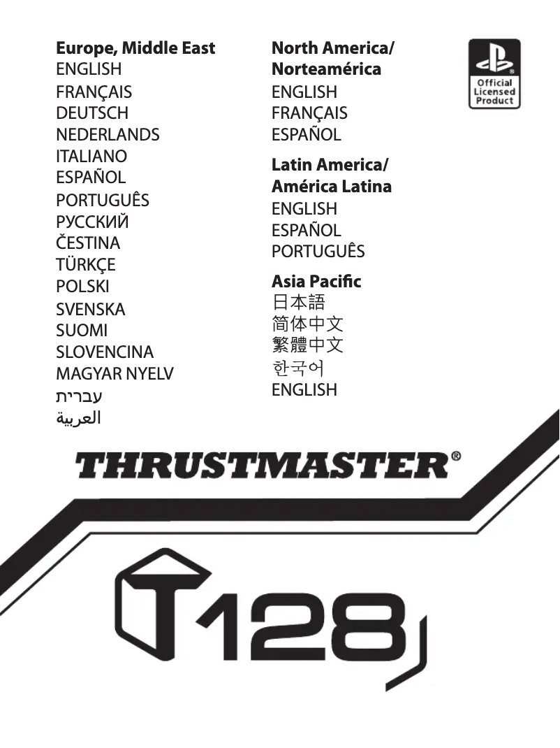 Página nº 1 - Manual de usuario Thrustmaster T128