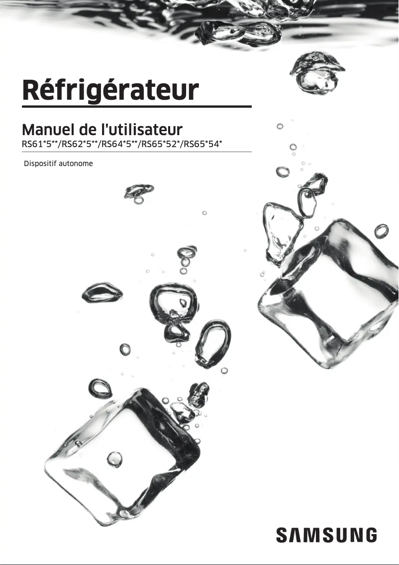 Imagen de la primera página del manual del dispositivo RS64R5311B4