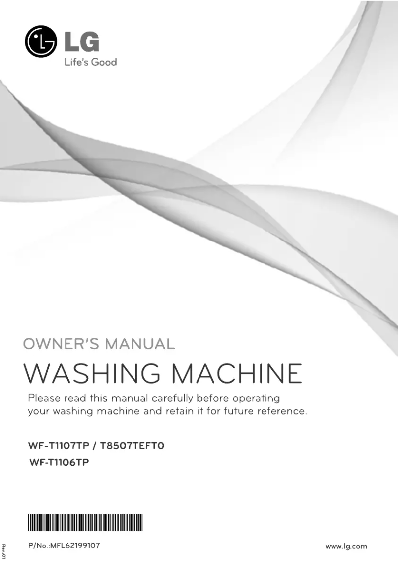 Página 1 del manual Manual de usuario LG WF-T1106TP