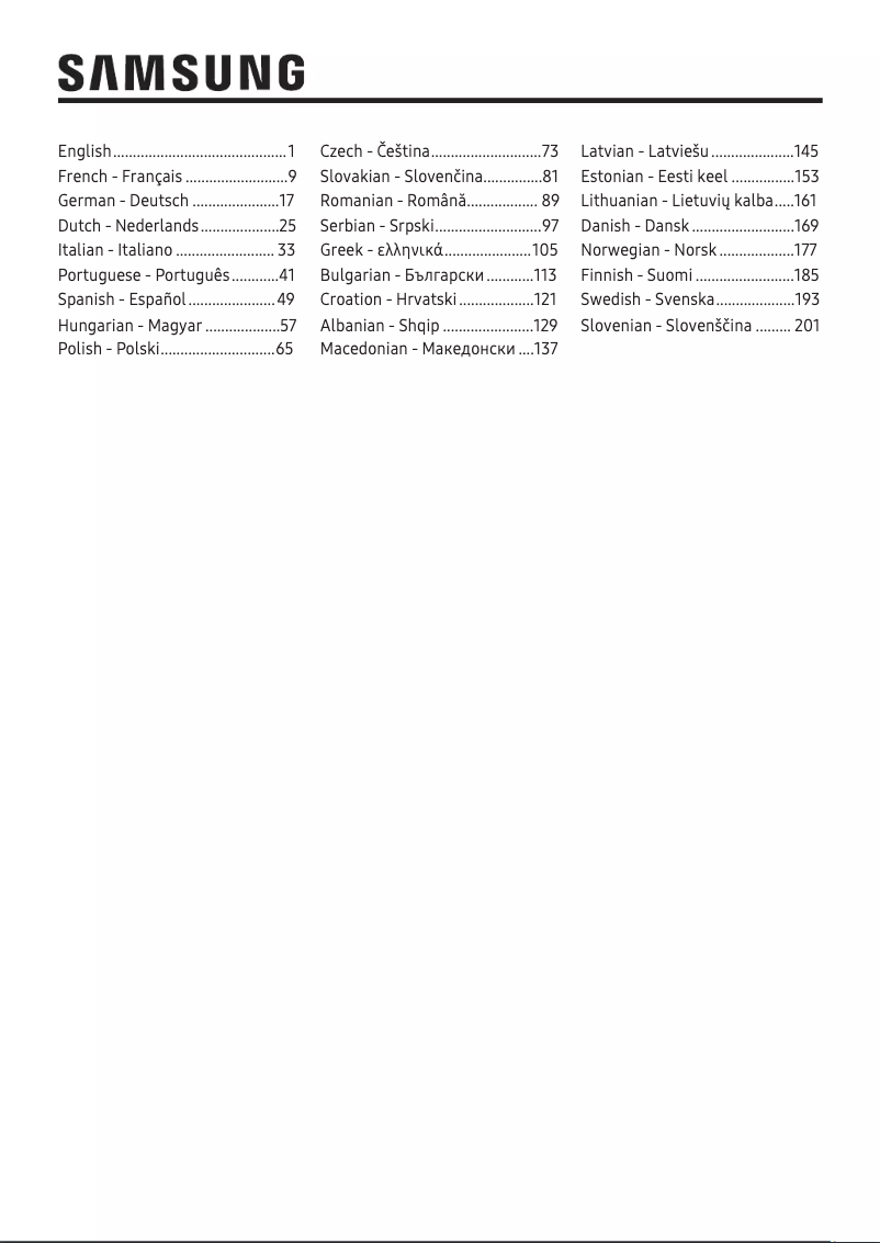 Página 1 del manual Manual de usuario Samsung RS50N3513WW