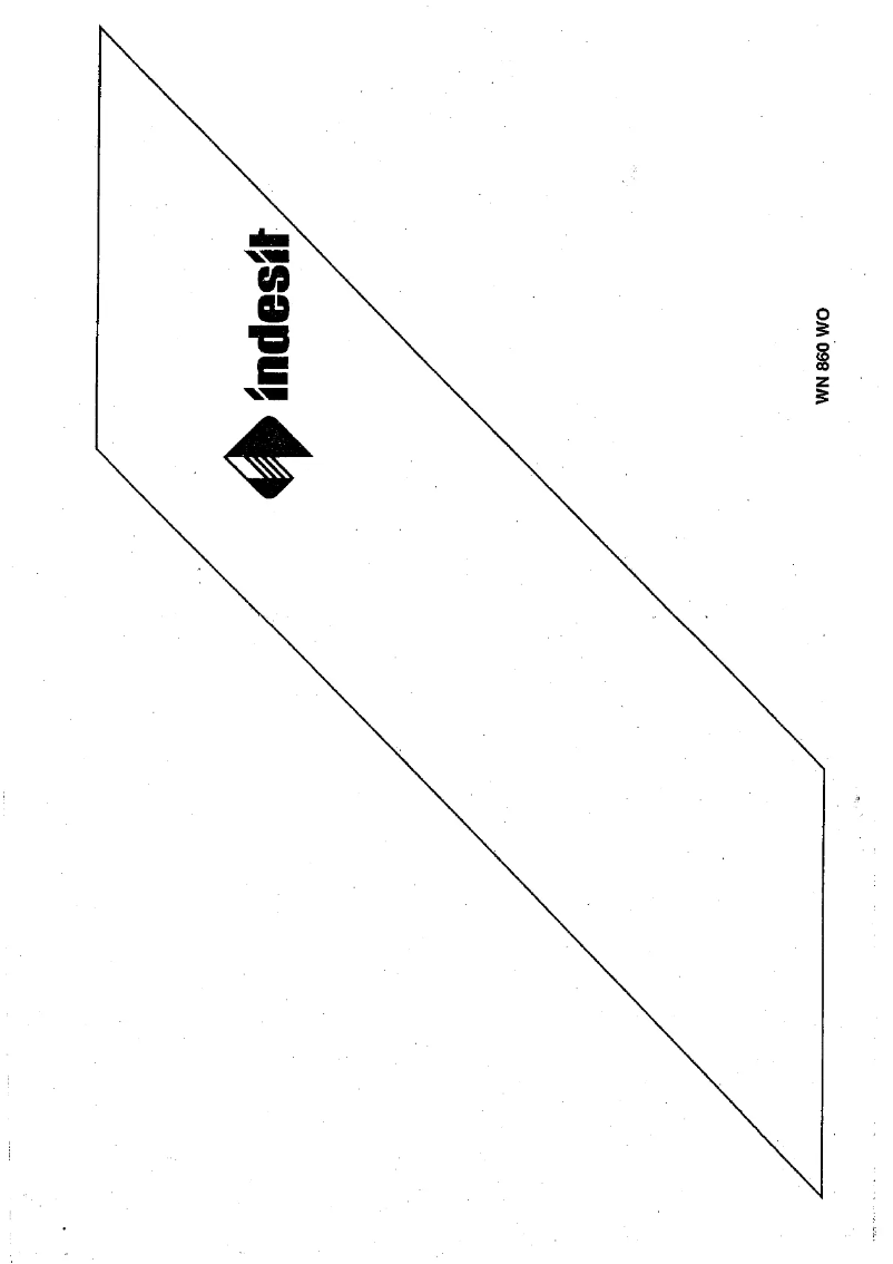 Página 1 del manual Manual de usuario Indesit WN 860 WO