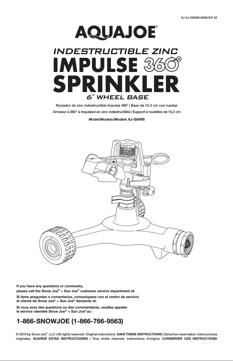 Imagen de la primera página del manual del dispositivo AJ-IS6WB