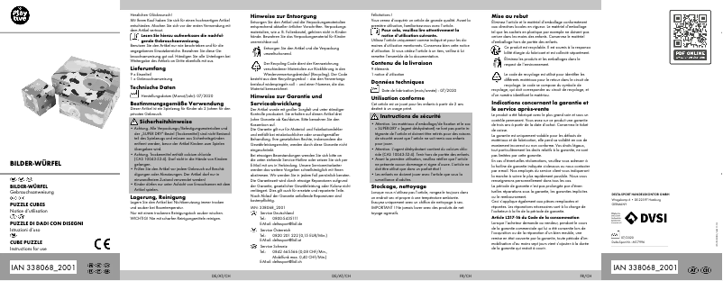 Imagen de la primera página del manual del dispositivo IAN 338068