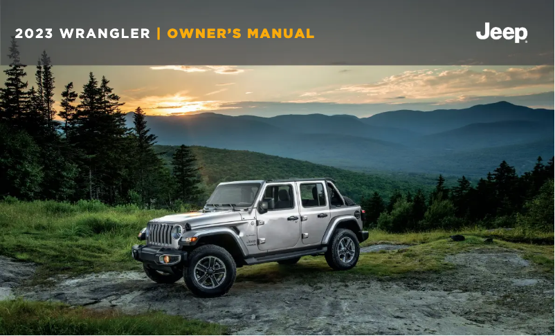 Imagen de la primera página del manual del dispositivo Wrangler (2023)